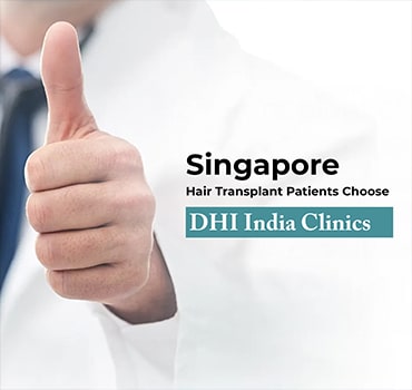 Trasplante capilar en India: ¿Por qué los pacientes de Singapur eligen las clínicas DHI?