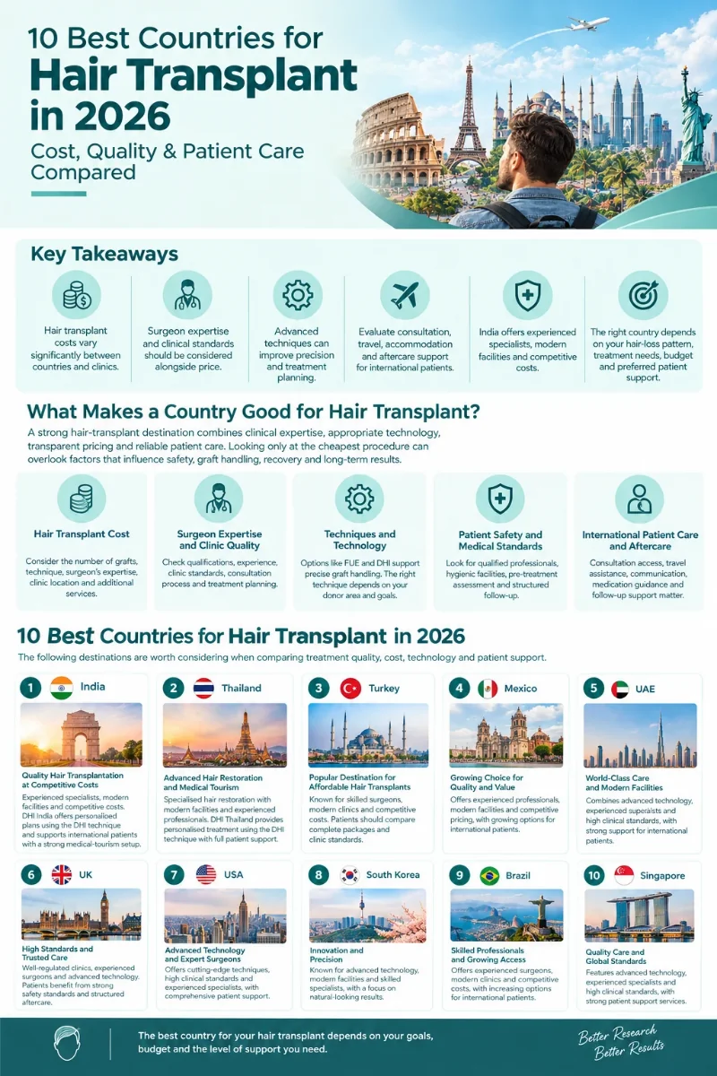 hair transplant in different countries