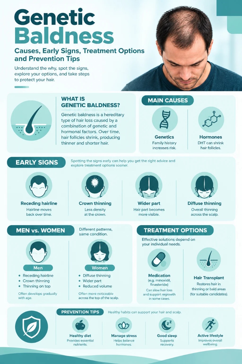 genetic baldness info
